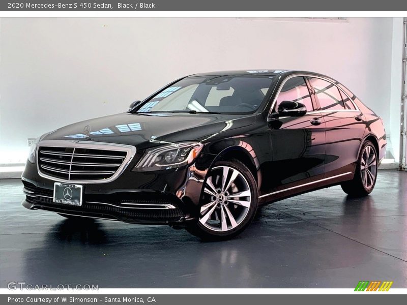 Black / Black 2020 Mercedes-Benz S 450 Sedan