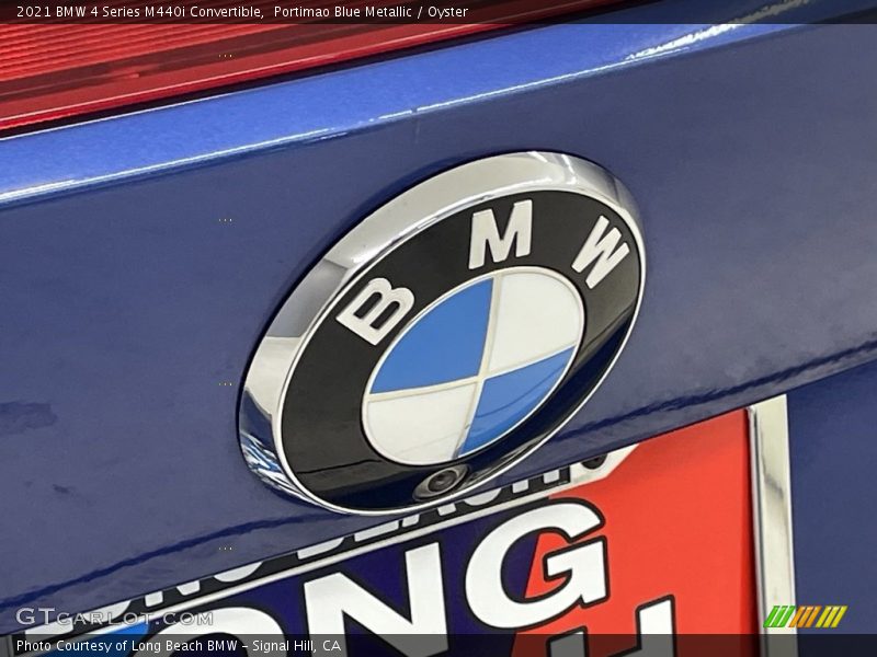 Portimao Blue Metallic / Oyster 2021 BMW 4 Series M440i Convertible