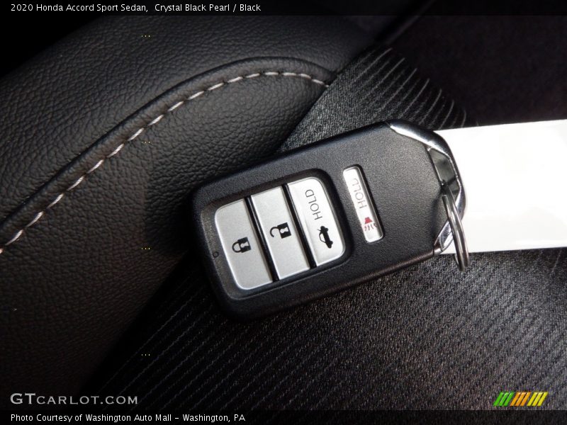 Crystal Black Pearl / Black 2020 Honda Accord Sport Sedan