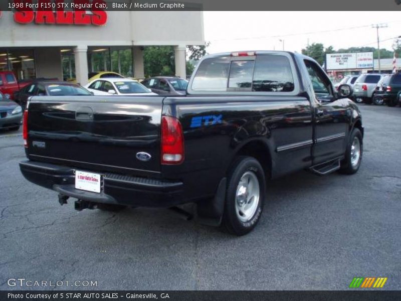 Black / Medium Graphite 1998 Ford F150 STX Regular Cab