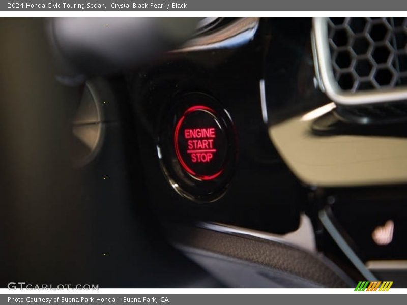 Crystal Black Pearl / Black 2024 Honda Civic Touring Sedan
