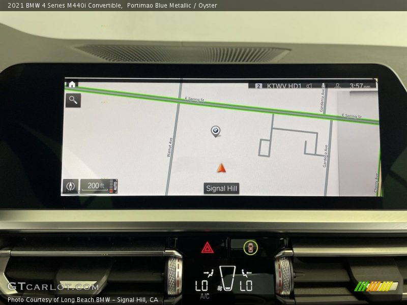 Navigation of 2021 4 Series M440i Convertible