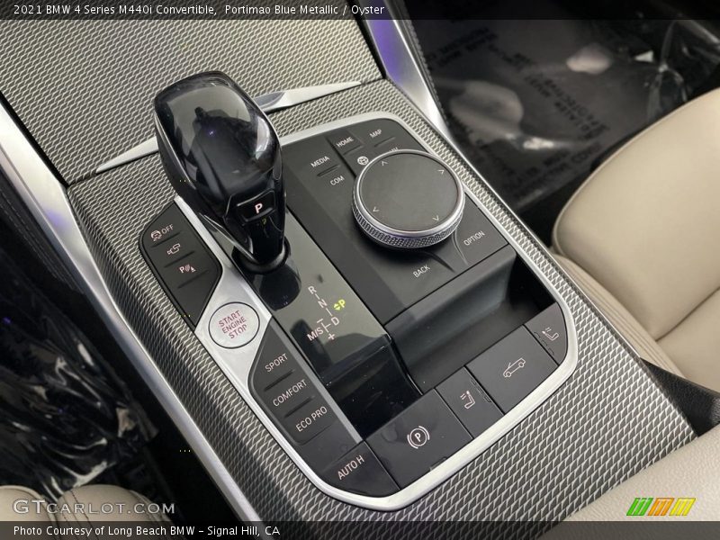  2021 4 Series M440i Convertible 8 Speed Sport Automatic Shifter