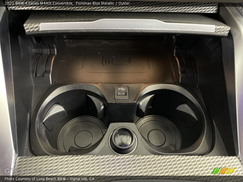 Portimao Blue Metallic / Oyster 2021 BMW 4 Series M440i Convertible