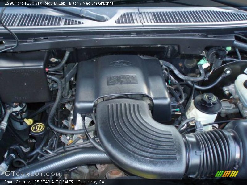 Black / Medium Graphite 1998 Ford F150 STX Regular Cab
