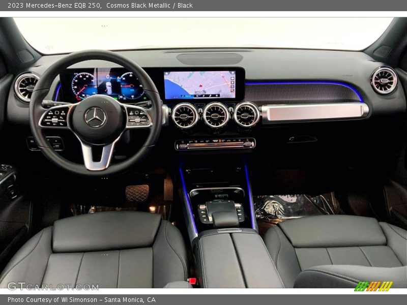 Dashboard of 2023 EQB 250