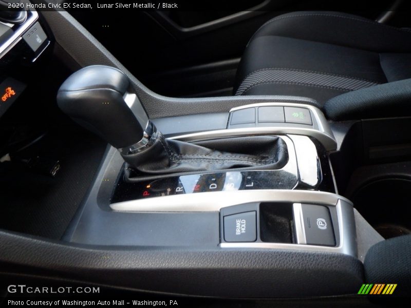 Lunar Silver Metallic / Black 2020 Honda Civic EX Sedan