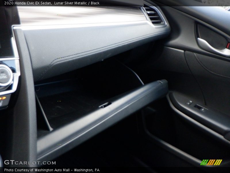 Lunar Silver Metallic / Black 2020 Honda Civic EX Sedan