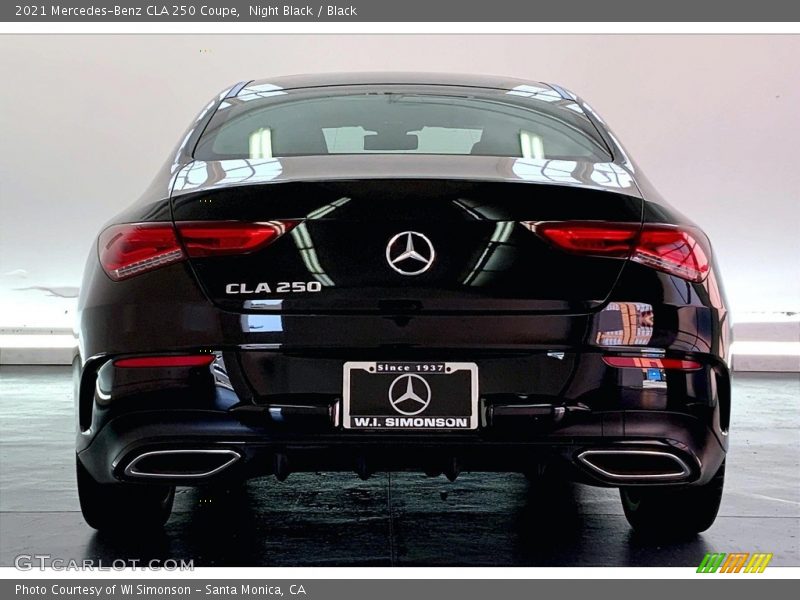 Night Black / Black 2021 Mercedes-Benz CLA 250 Coupe