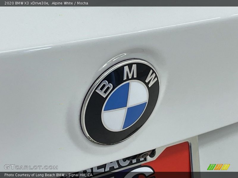 Alpine White / Mocha 2020 BMW X3 xDrive30e