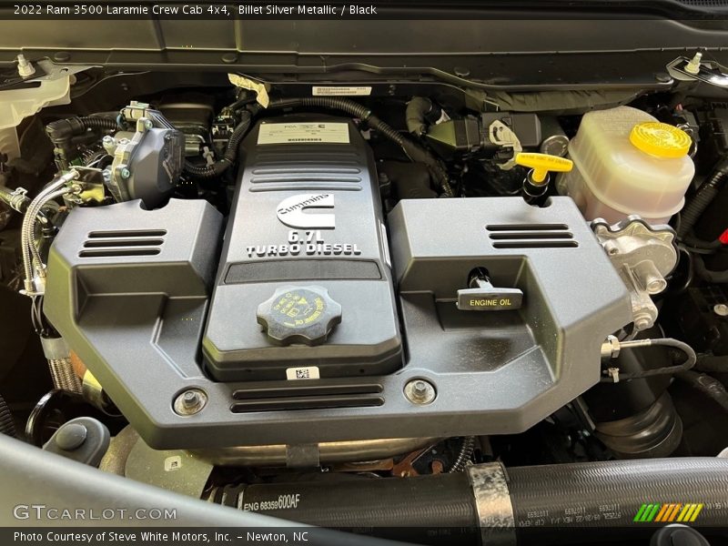  2022 3500 Laramie Crew Cab 4x4 Engine - 6.7 Liter OHV 24-Valve Cummins Turbo-Diesel inline 6 Cylinder
