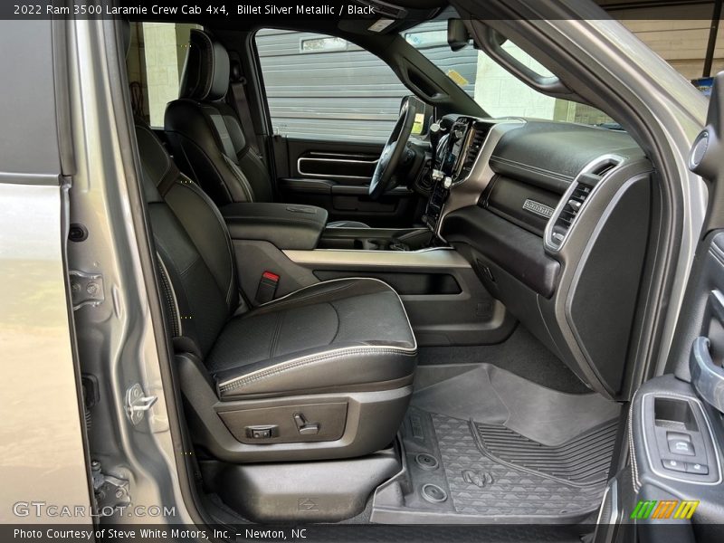 Front Seat of 2022 3500 Laramie Crew Cab 4x4
