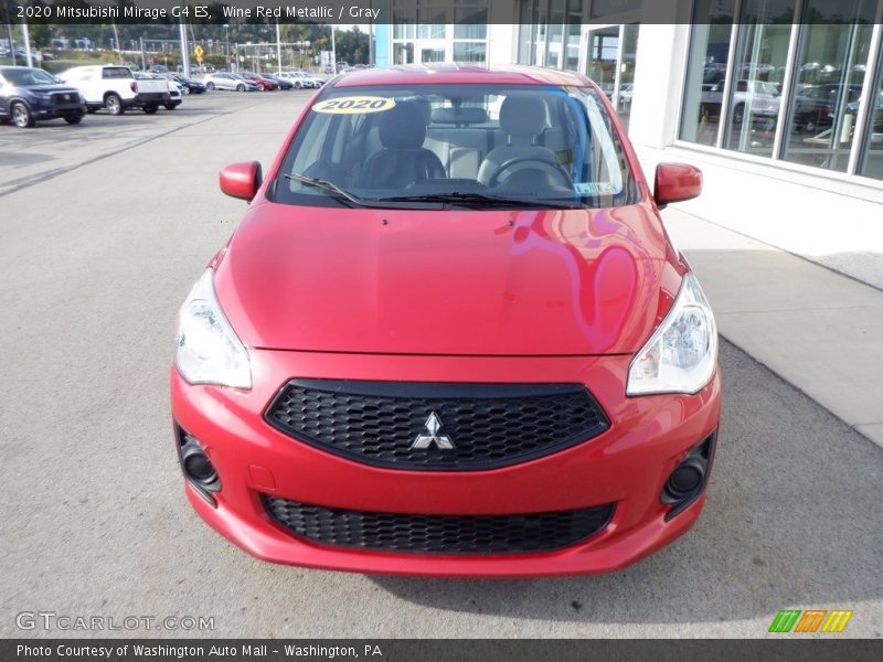 Wine Red Metallic / Gray 2020 Mitsubishi Mirage G4 ES