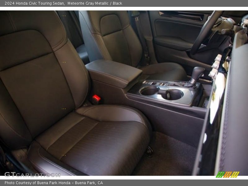 Meteorite Gray Metallic / Black 2024 Honda Civic Touring Sedan