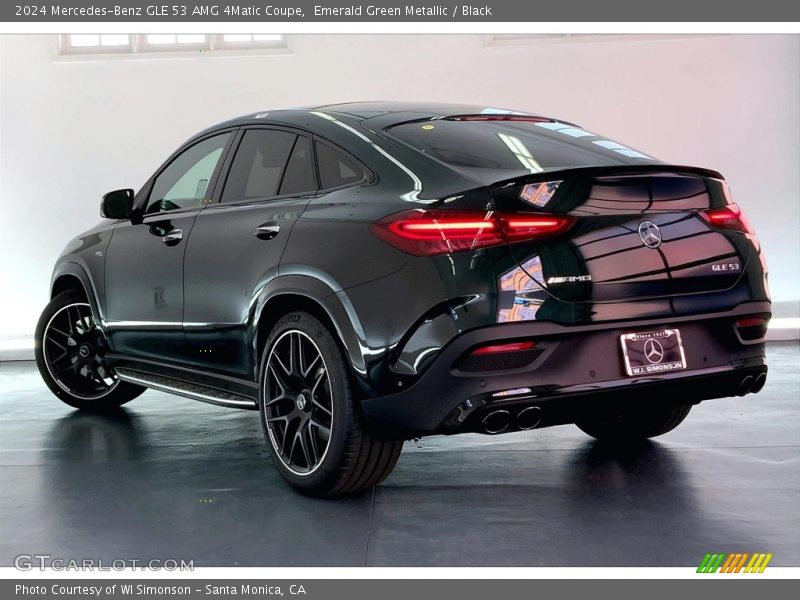 Emerald Green Metallic / Black 2024 Mercedes-Benz GLE 53 AMG 4Matic Coupe
