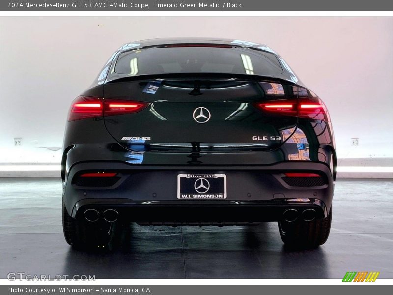 Emerald Green Metallic / Black 2024 Mercedes-Benz GLE 53 AMG 4Matic Coupe