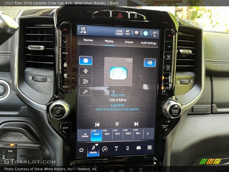 Controls of 2022 3500 Laramie Crew Cab 4x4