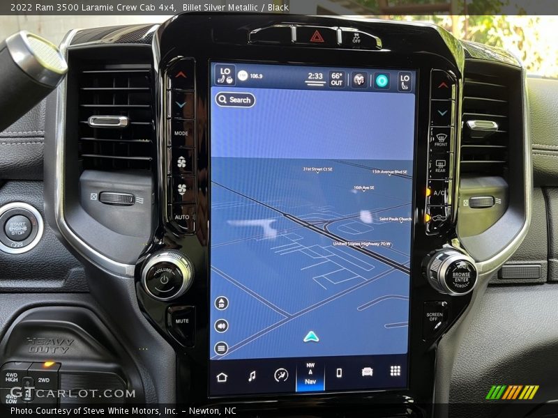 Navigation of 2022 3500 Laramie Crew Cab 4x4