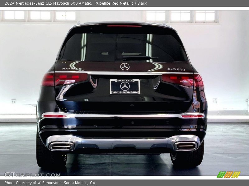 Rubellite Red Metallic / Black 2024 Mercedes-Benz GLS Maybach 600 4Matic