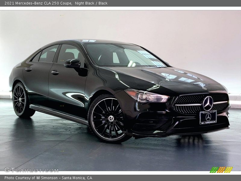 Night Black / Black 2021 Mercedes-Benz CLA 250 Coupe