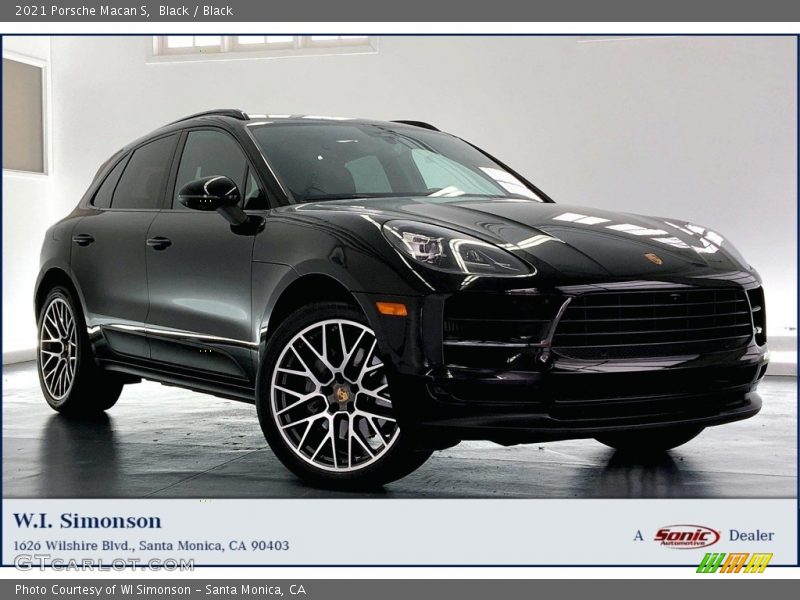 Black / Black 2021 Porsche Macan S