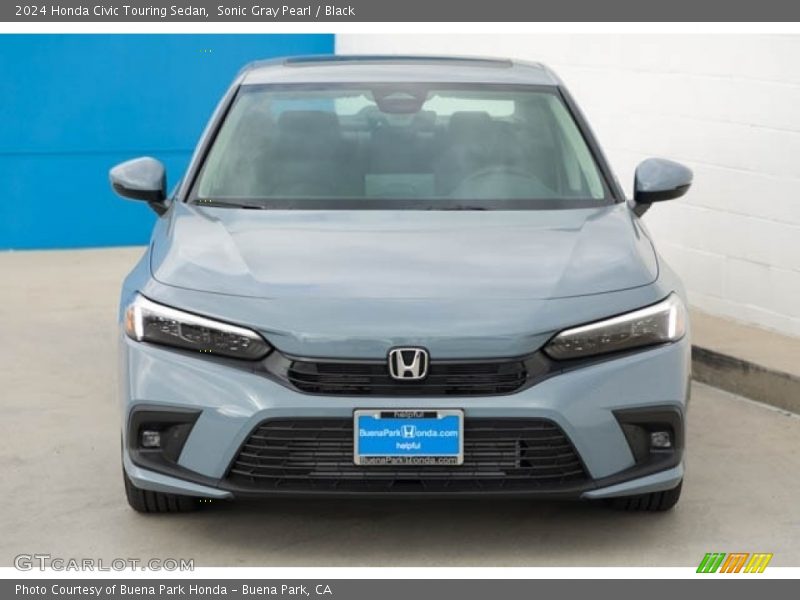 Sonic Gray Pearl / Black 2024 Honda Civic Touring Sedan