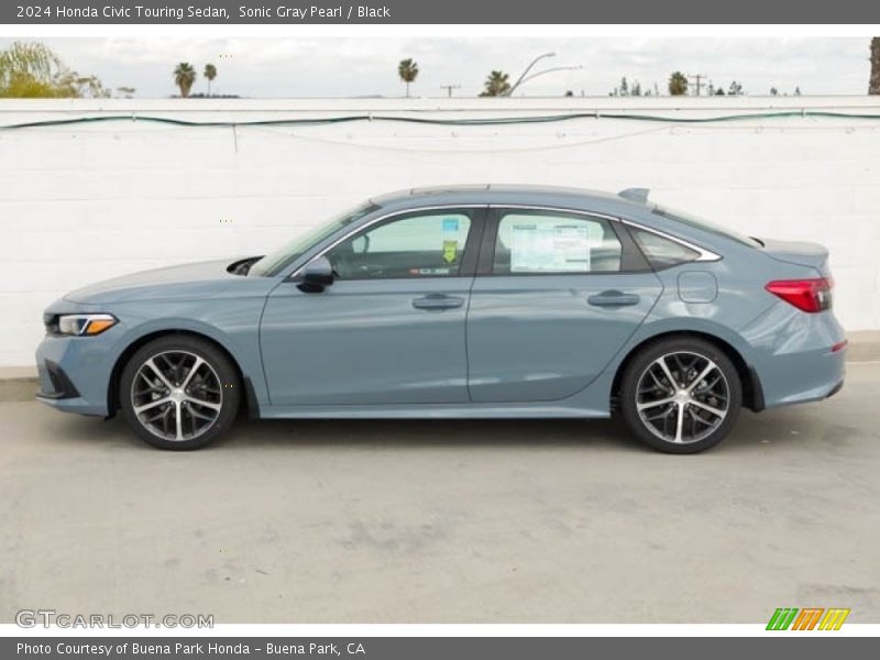  2024 Civic Touring Sedan Sonic Gray Pearl