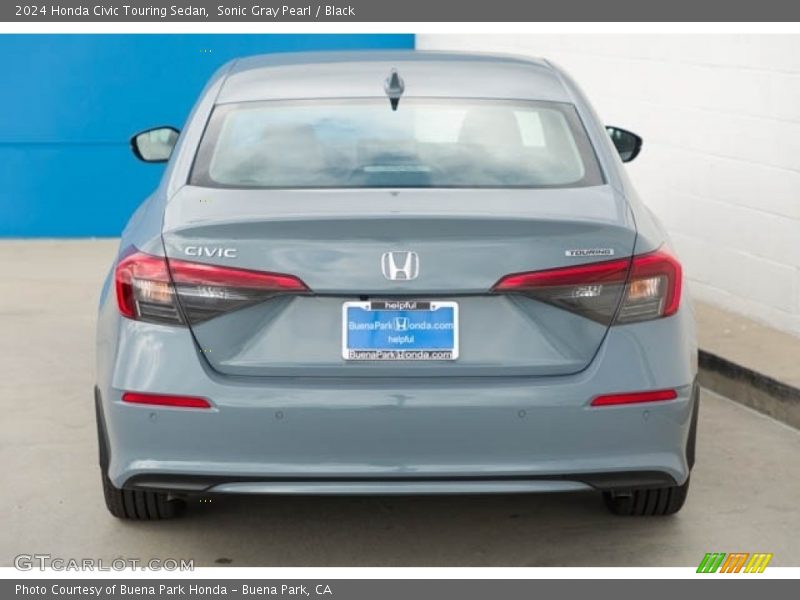 Sonic Gray Pearl / Black 2024 Honda Civic Touring Sedan