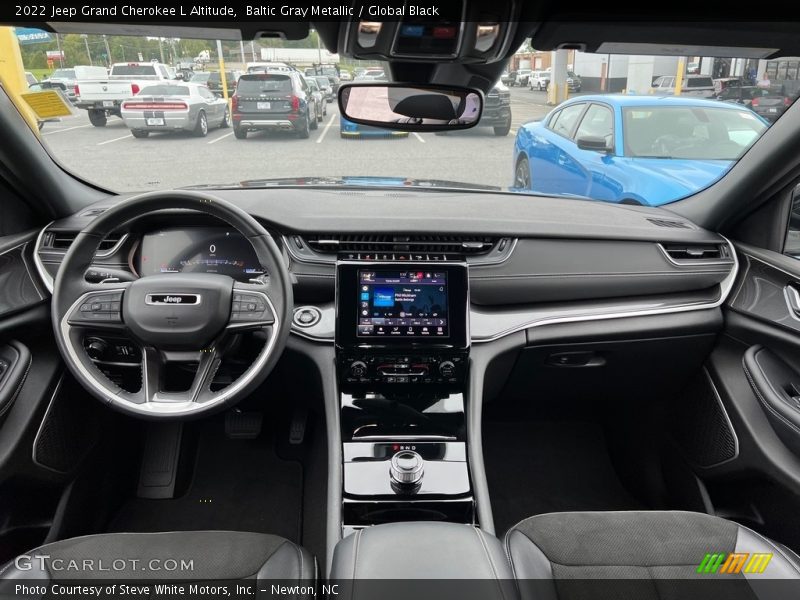 Dashboard of 2022 Grand Cherokee L Altitude