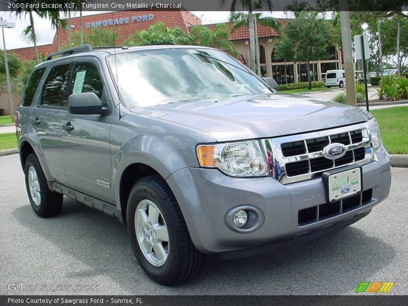 Tungsten Grey Metallic / Charcoal 2008 Ford Escape XLT