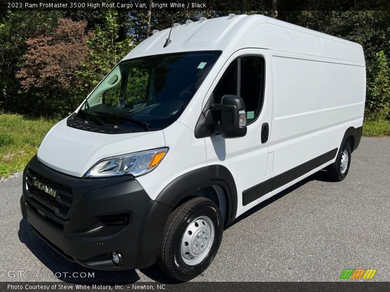 Bright White / Black 2023 Ram ProMaster 3500 High Roof Cargo Van
