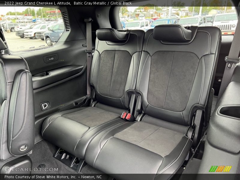 Rear Seat of 2022 Grand Cherokee L Altitude
