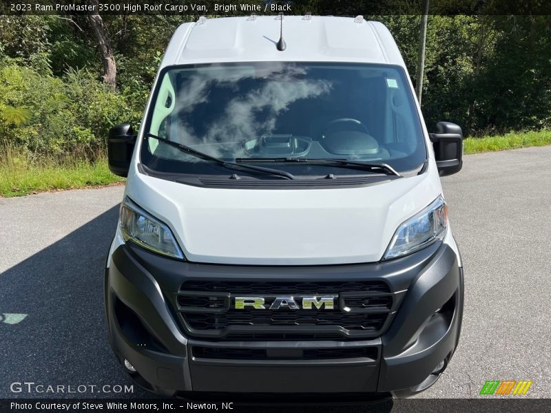 Bright White / Black 2023 Ram ProMaster 3500 High Roof Cargo Van