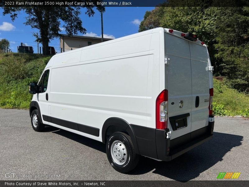 Bright White / Black 2023 Ram ProMaster 3500 High Roof Cargo Van