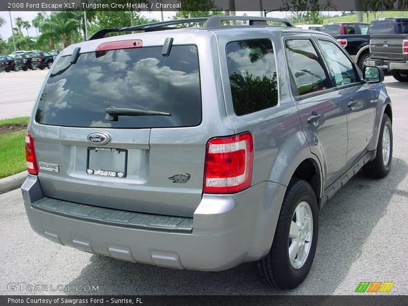 Tungsten Grey Metallic / Charcoal 2008 Ford Escape XLT