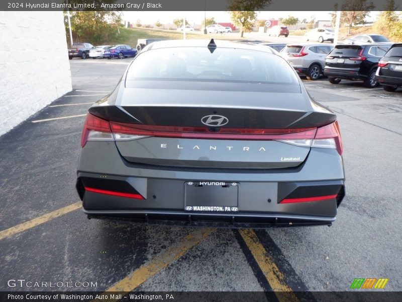 Amazon Gray / Black 2024 Hyundai Elantra Limited