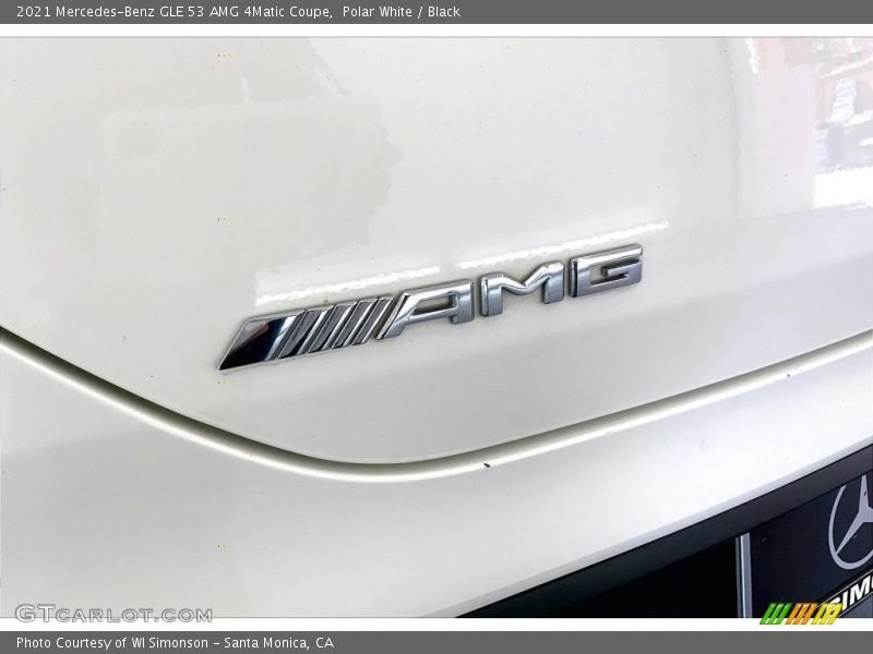 Polar White / Black 2021 Mercedes-Benz GLE 53 AMG 4Matic Coupe