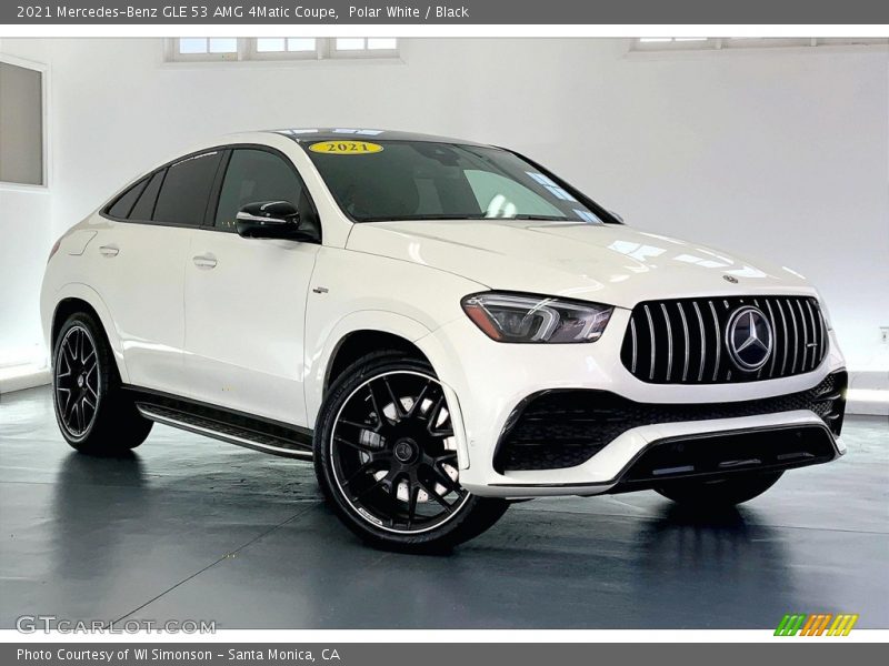 Polar White / Black 2021 Mercedes-Benz GLE 53 AMG 4Matic Coupe