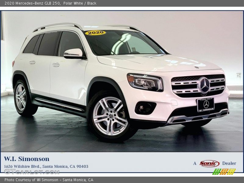 Polar White / Black 2020 Mercedes-Benz GLB 250