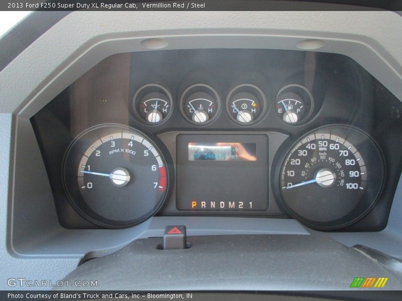  2013 F250 Super Duty XL Regular Cab XL Regular Cab Gauges