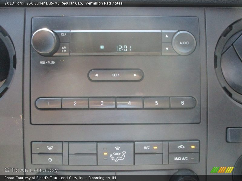Vermillion Red / Steel 2013 Ford F250 Super Duty XL Regular Cab
