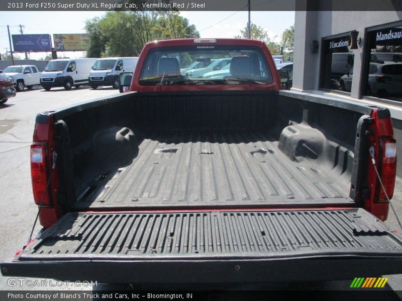 Vermillion Red / Steel 2013 Ford F250 Super Duty XL Regular Cab