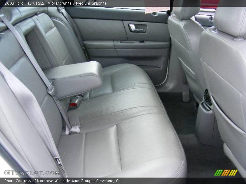 Vibrant White / Medium Graphite 2003 Ford Taurus SES