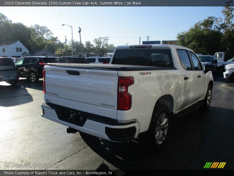 Summit White / Jet Black 2020 Chevrolet Silverado 1500 Custom Crew Cab 4x4