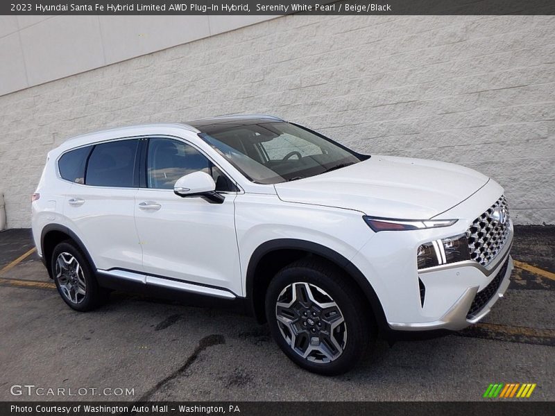 Front 3/4 View of 2023 Santa Fe Hybrid Limited AWD Plug-In Hybrid