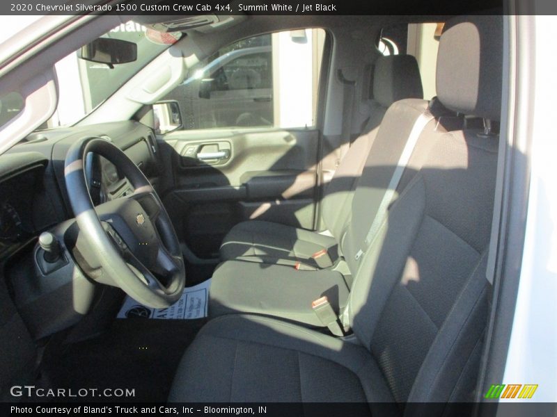 Summit White / Jet Black 2020 Chevrolet Silverado 1500 Custom Crew Cab 4x4