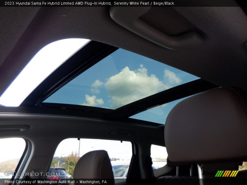 Sunroof of 2023 Santa Fe Hybrid Limited AWD Plug-In Hybrid