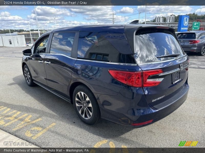 Obsidian Blue Pearl / Gray 2024 Honda Odyssey EX-L