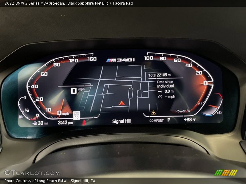  2022 3 Series M340i Sedan M340i Sedan Gauges