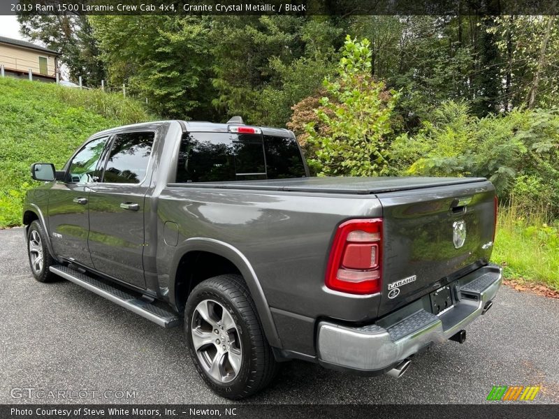 Granite Crystal Metallic / Black 2019 Ram 1500 Laramie Crew Cab 4x4